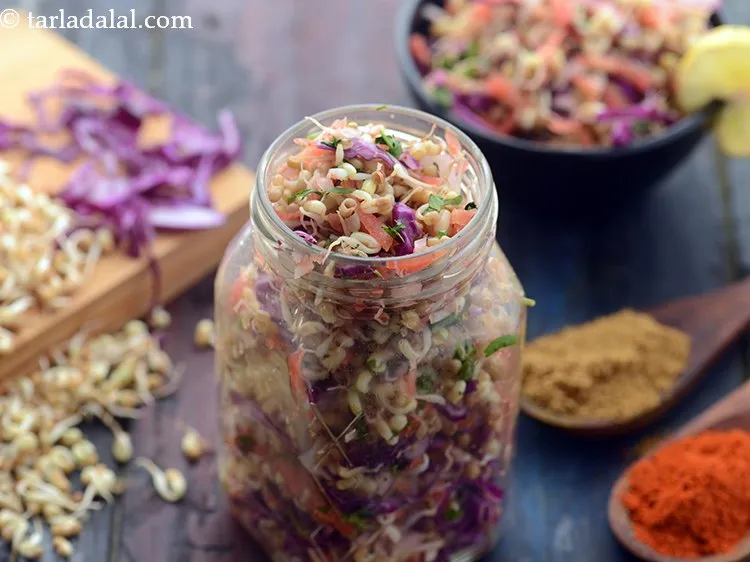 Step 34 – Serve <strong>matki salad</strong> immediately to benefit the most from its nutrients.