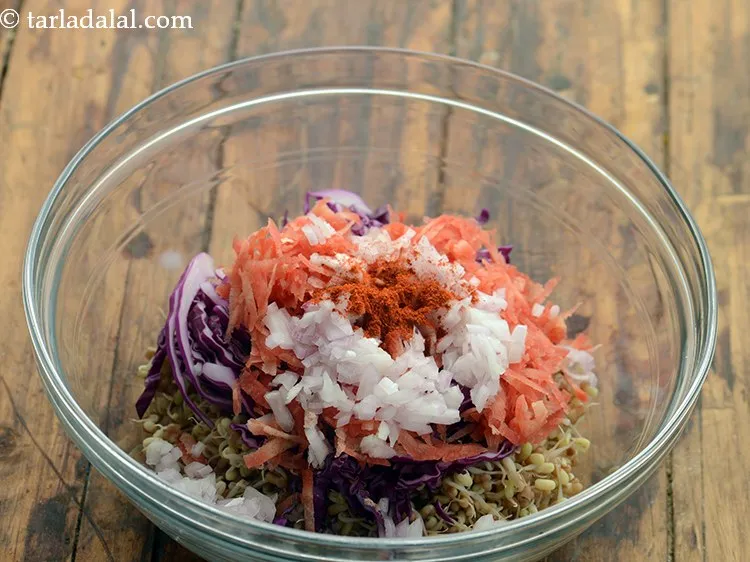 Step 28 – Add little chilli powder. If you like green chillies, finely chop and add it to …