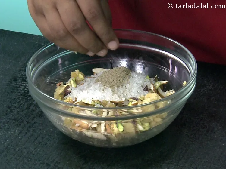 Step 32 – Add 1 tsp&nbsp;<a href="https://www.tarladalal.com/glossary-cardamom-powder-elaichi-powder-265i">cardamom (elaichi) powder</a>.