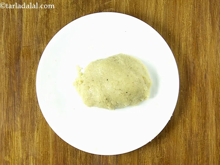 Step 10 – Mix gently with your hands and our mixture for <strong>Mava Peda</strong> is ready. Mixing gently …