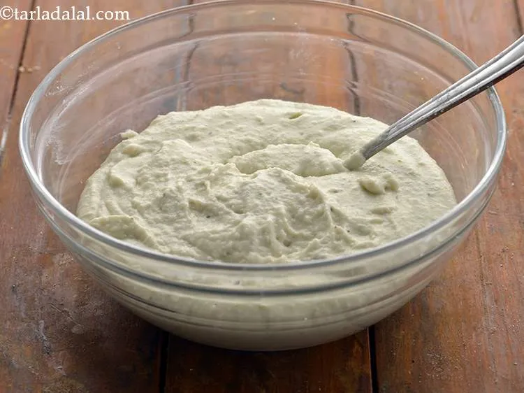 Step 24 – Once done, remove the batter in a bowl. The medu vada batter should have a …