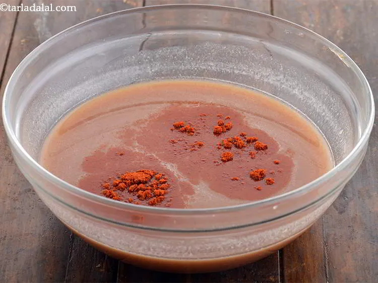 Step 9 – Add 1/2 tsp&nbsp;<a href="https://www.tarladalal.com/glossary-chilli-powder-red-chilli-powder-339i">chilli powder</a>.