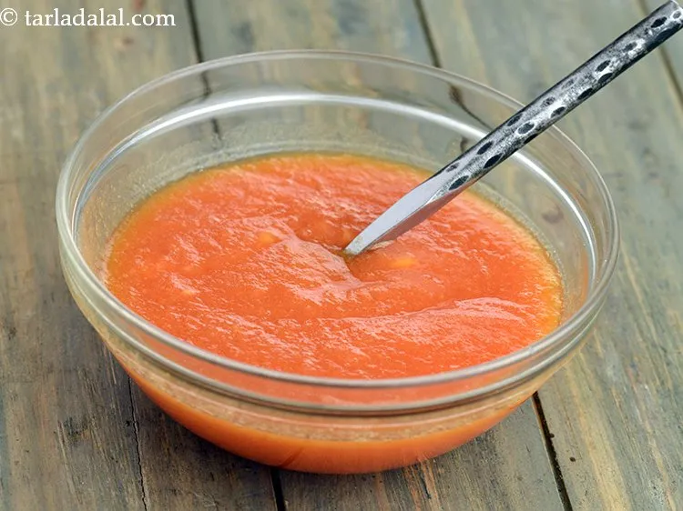 Step 9 – Blend all the ingredients of the <strong>papaya muskmelon juice</strong> very well till it is smooth …