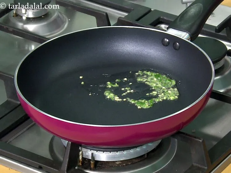 Step 29 – Saut&eacute; on a medium flame for 15 seconds.