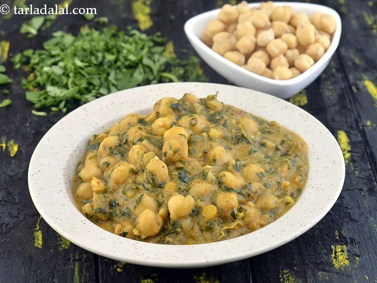 Step 60 – Serve <strong>methi chole recipe | fenugreek leaves with chickpeas | easy Indian chick pea curry …