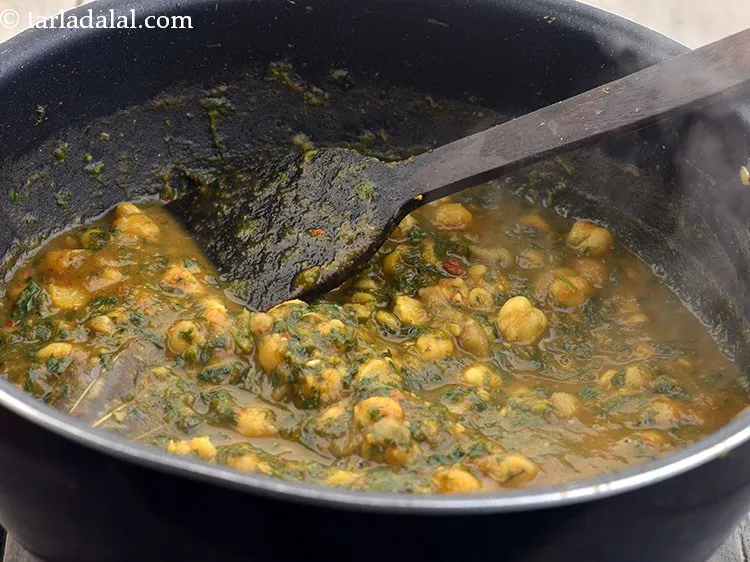 Step 57 – Cook on a medium flame for 5 to 7 minutes, while stirring occasionally.