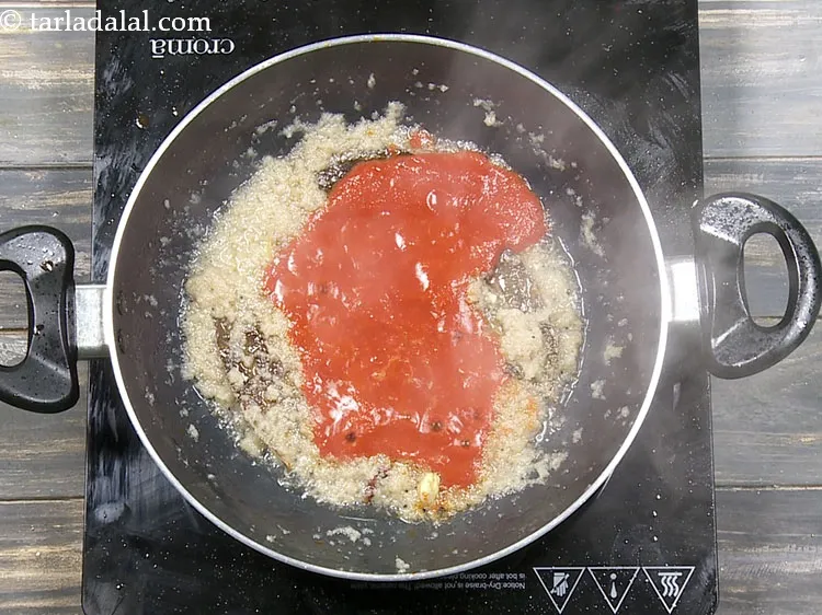Step 41 – Add the prepared tomato paste.