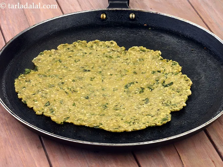 Step 35 – Heat a non-stick tava (griddle) and gently cook them on both sides till half done. …