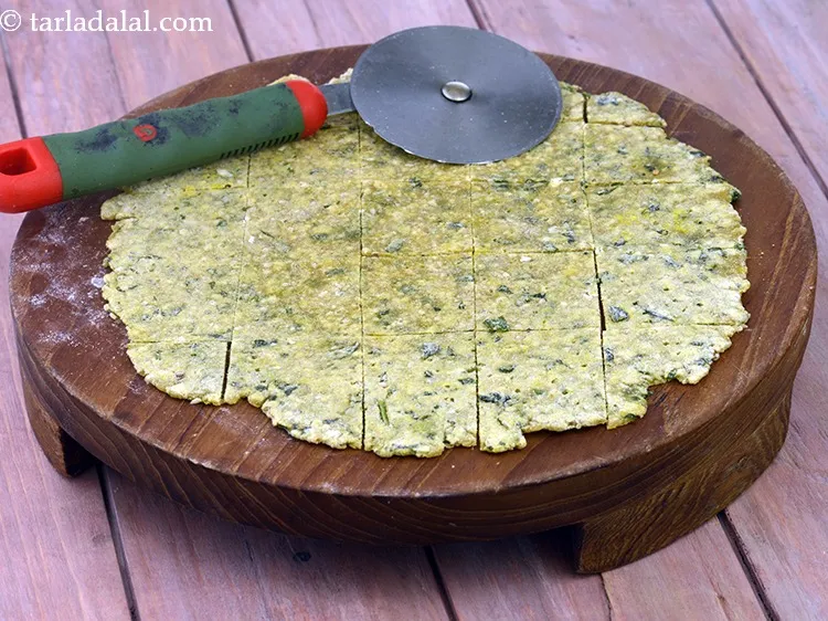 Step 37 – Cut into small diamonds or squares.