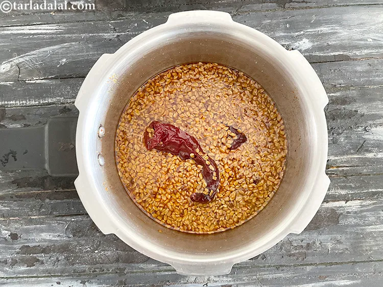 Step 30 – Allow the steam to escape before opening the lid.