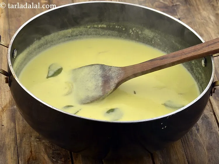 Step 32 – Mix well and cook on a medium flame for 4 to 5 minutes, while stirring …