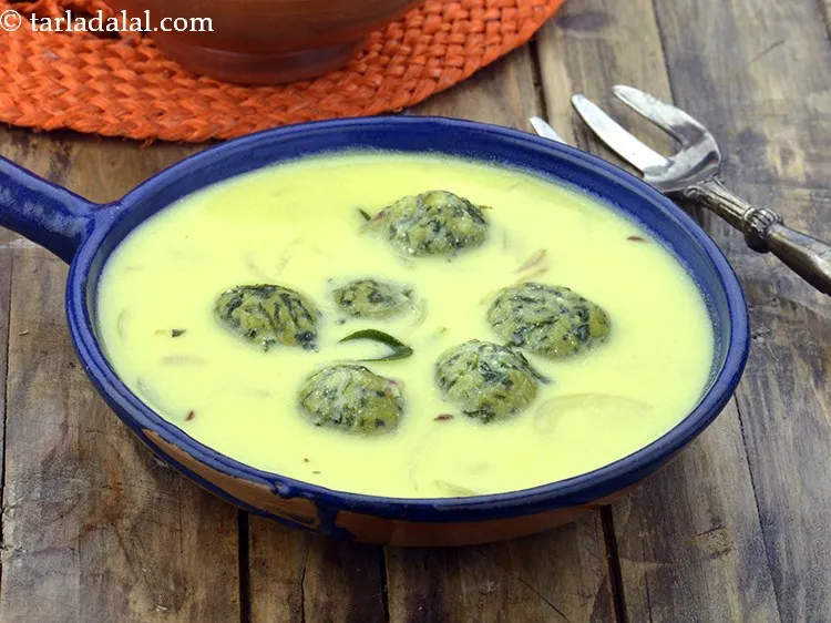 Step 36 – Serve <strong>methi koftas in kadhi recipe | veg methi kofta curry | Indian style kofta …