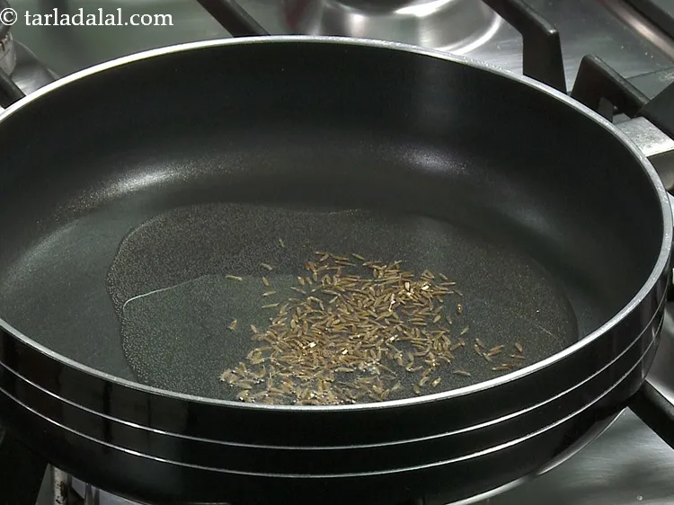 Step 27 – Add 1/2 tsp&nbsp;<a href="https://www.tarladalal.com/glossary-cumin-seeds-jeera-zeera-381i">cumin seeds (jeera)</a>.