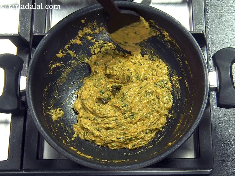 Step 54 – Mix well and cook on a medium flame for 3 to 4 minutes, while stirring …