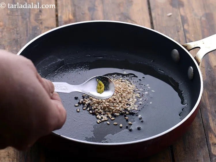 Step 37 – Add 1/4 tsp&nbsp;<a href="https://www.tarladalal.com/glossary-asafoetida-hing-113i">asafoetida (hing)</a>.&nbsp;&nbsp;The active compound &#39;coumarin&#39; helps in managing blood cholesterol and triglyceride …