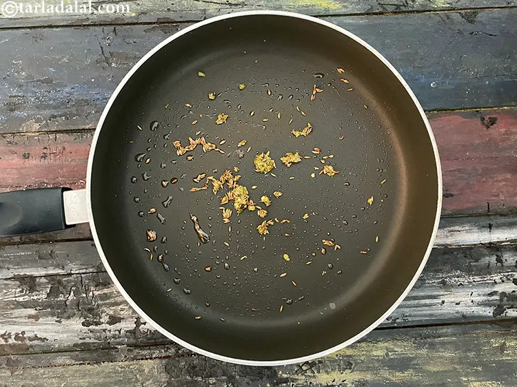 Step 15 – Let the seeds crackle.