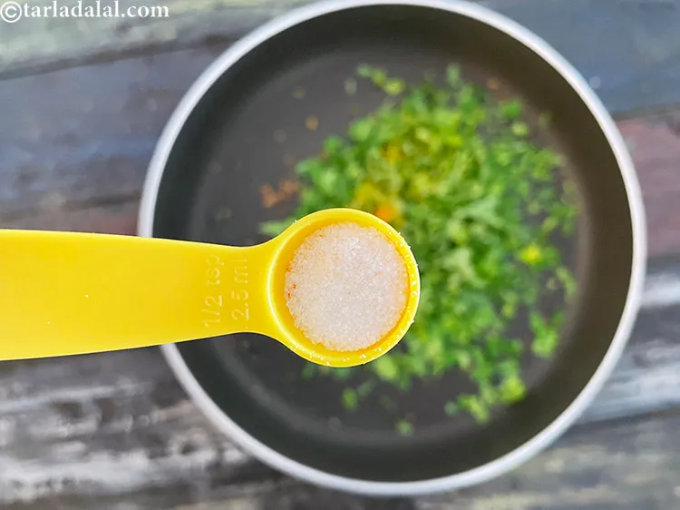 Step 18 – Add salt to taste.