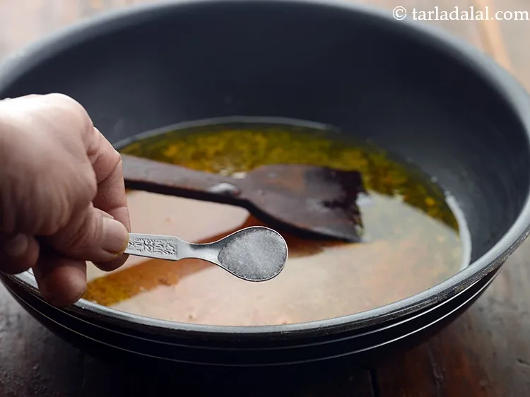 Step 12 – Add salt.