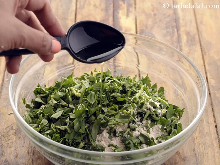 Step 5 – Add 1 tbsp of oil.&nbsp;