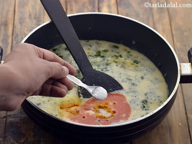 Step 16 – Add salt.