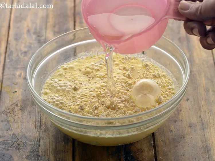 Step 3 – Add 2 cups of water.