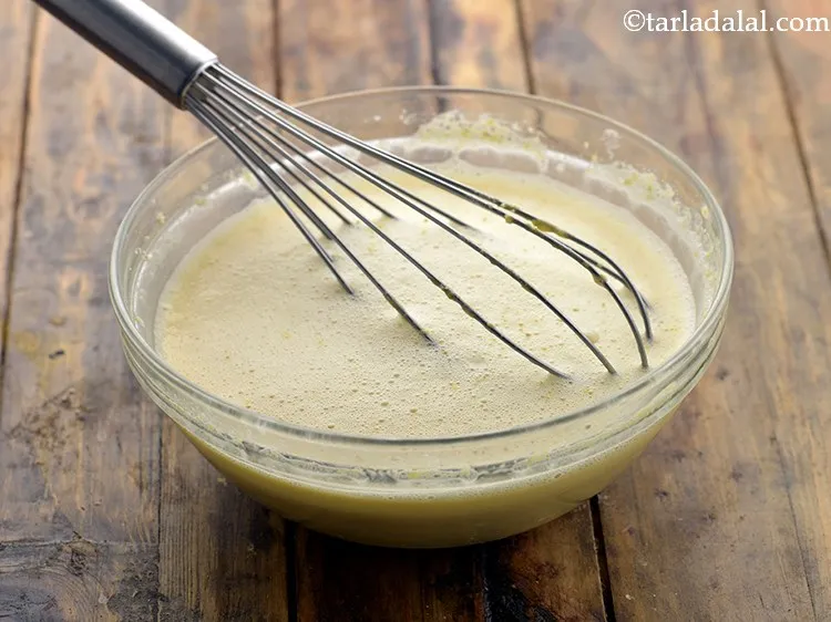 Step 20 – After adding the besan mixture and spices, remember to mix it continuously to avoid lump …