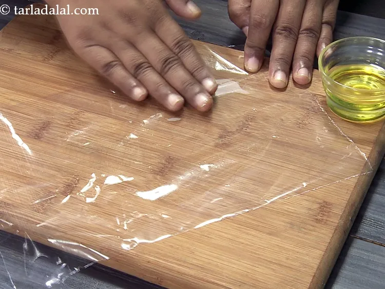 Step 34 – Grease it lightly with&nbsp;oil.&nbsp;