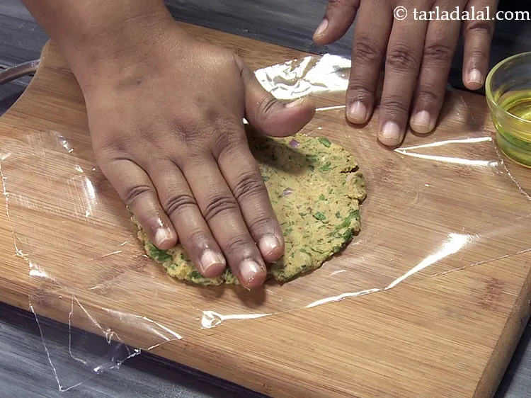 Step 36 – Start flattening it with your fingers.&nbsp;