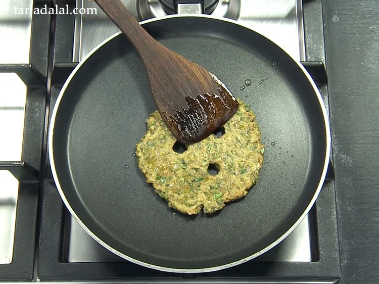 Step 43 – Cook the methi thalipeeth recipe | jowar methi thalipeeth | methi millet flat bread | …