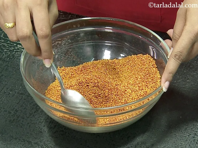 Step 12 – Mix well to blend all the ingredients well with each other.