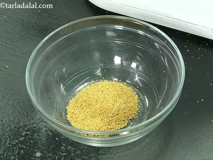 Step 5 – Transfer into a bowl and keep aside.