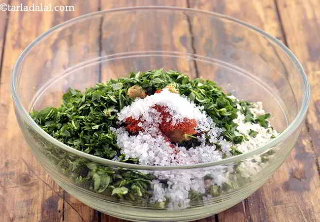 Step 8 – Add the sugar. It balances the flavours of the masalas that we are adding.