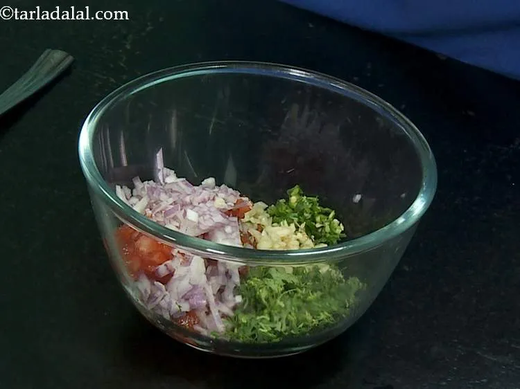 Step 4 – Add the finely chopped garlic for the extra punch of flavor.