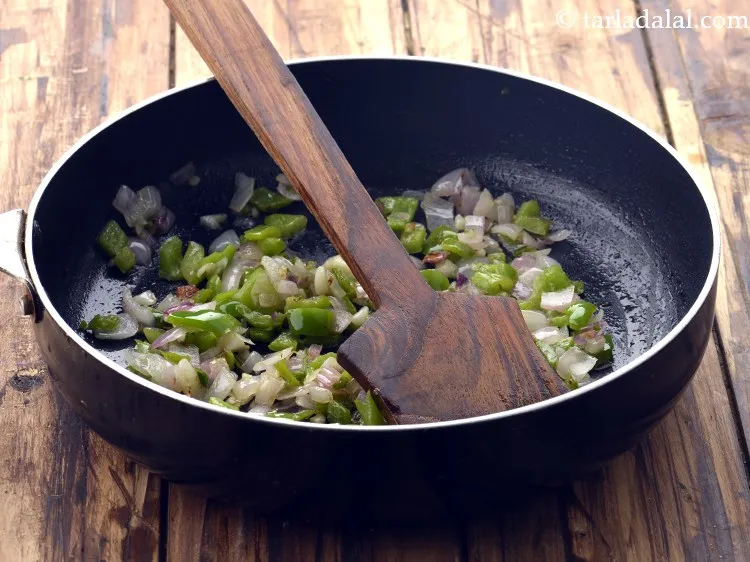 Step 26 – Saut&eacute; on a medium flame for 2 minutes.
