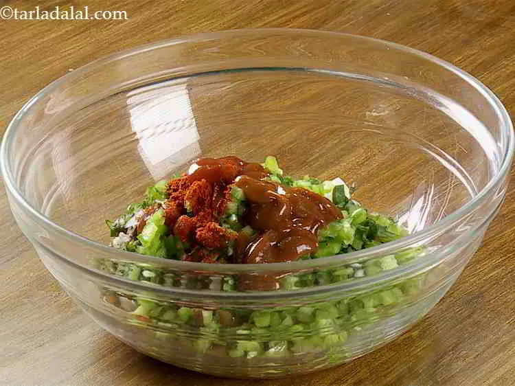 Step 7 – Add the tomato ketchup and chilli sauce. The ketchup balances the flavor of the Mexican …