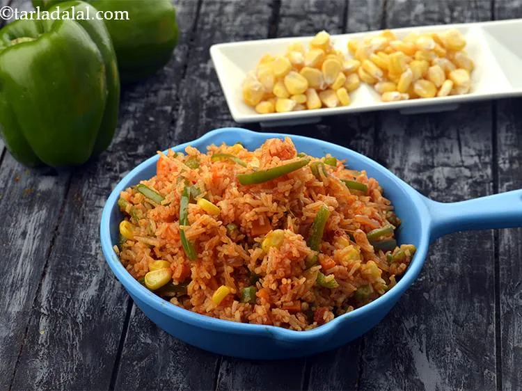 Step 33 – <strong>Mexican Fried Rice&nbsp;</strong>is ready. This recipe makes approx. 5 cups of rice. Divide the rice …