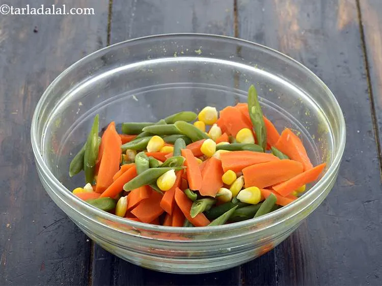 Step 17 – To make&nbsp;<strong>Mexican fried rice | vegetarian Mexican fried rice | Indian style Mexican fried rice …