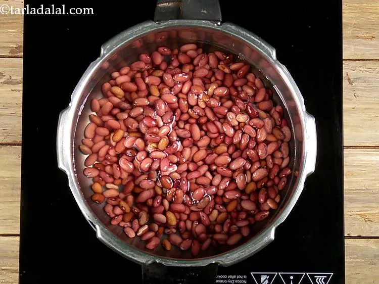 Step 15 – Add 1&frac12; cups of water to the cooker.