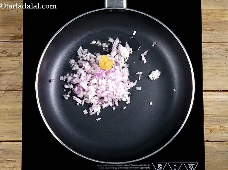 Step 20 – Then add the garlic paste as well.