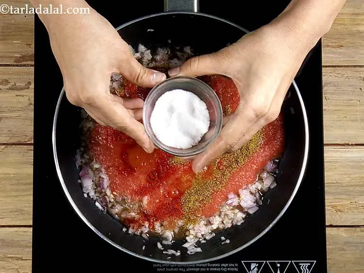 Step 26 – Finally, add the salt.