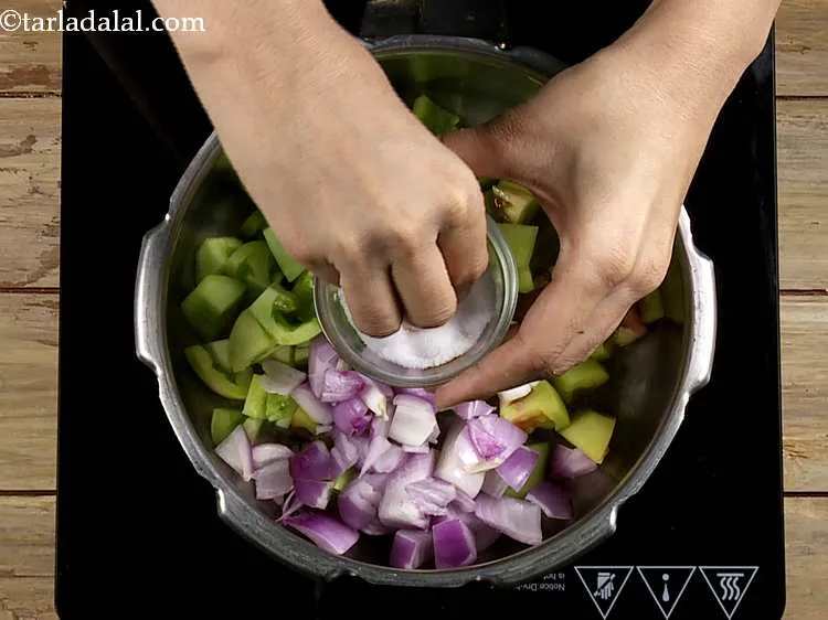 Step 36 – Finally add the salt to taste.