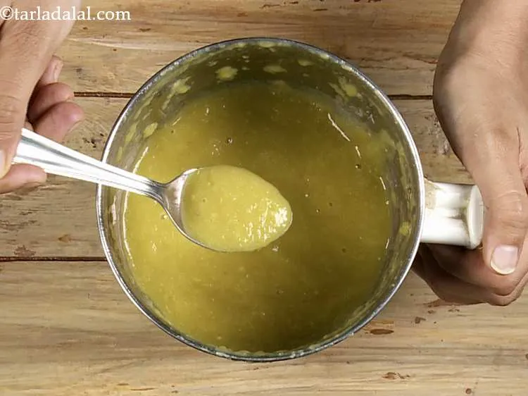 Step 40 – Blend in a mixer to a smooth mixture till no lumps remain.