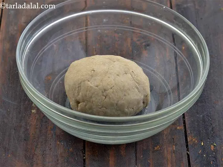 Step 10 – It has to be kneaded into a soft dough so that it rolls out easily.