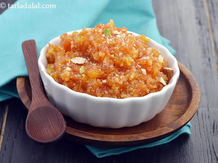 Step 15 – Serve <strong>microwave carrot halwa recipe | microwave gajar ka halwa | how to make carrot …