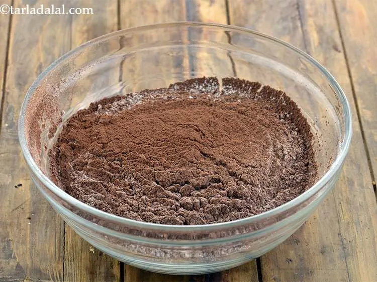 Step 7 – Sift together and keep it aside.