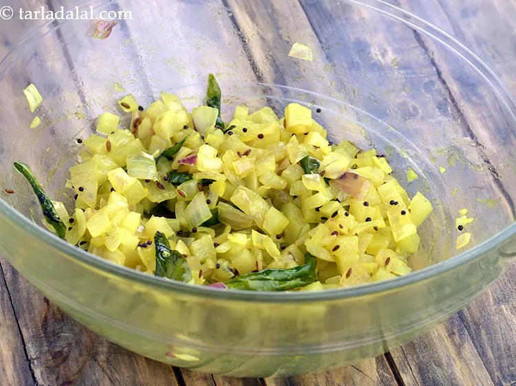 Step 16 – Mix well and microwave on high for 3 minutes, while stirring once in between.