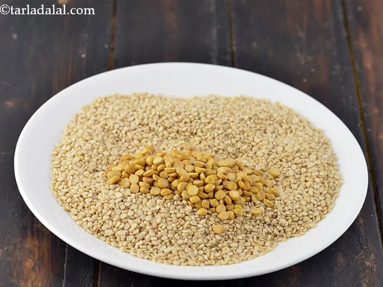 Step 9 – Remove in the same flat plate, spread it evenly and keep aside to cool.