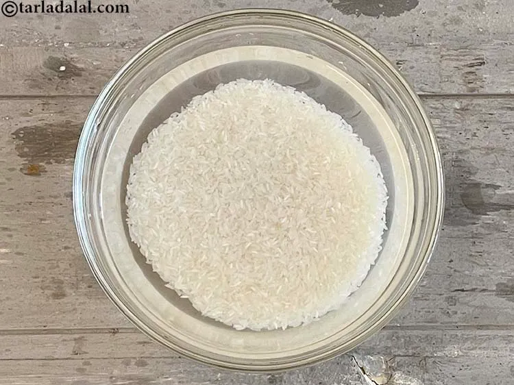 Step 25 – The rice is now clean.