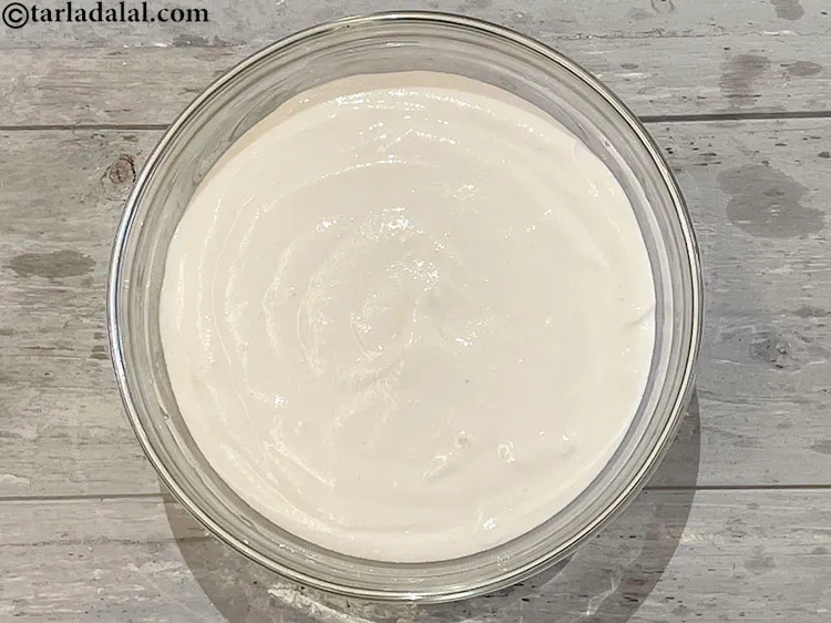 Step 33 – Transfer the batter into a deep bowl.&nbsp;