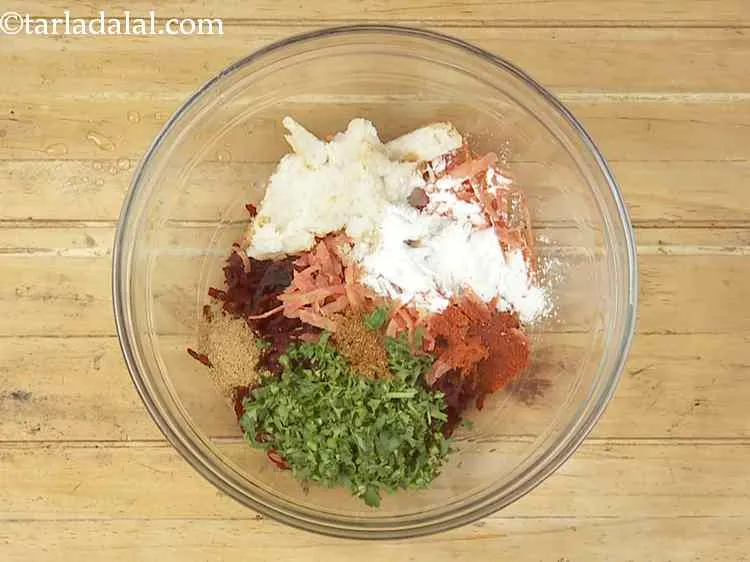 Step 10 – Add cornflour. It binds together all the ingredients. Besan and rice flour can also be …